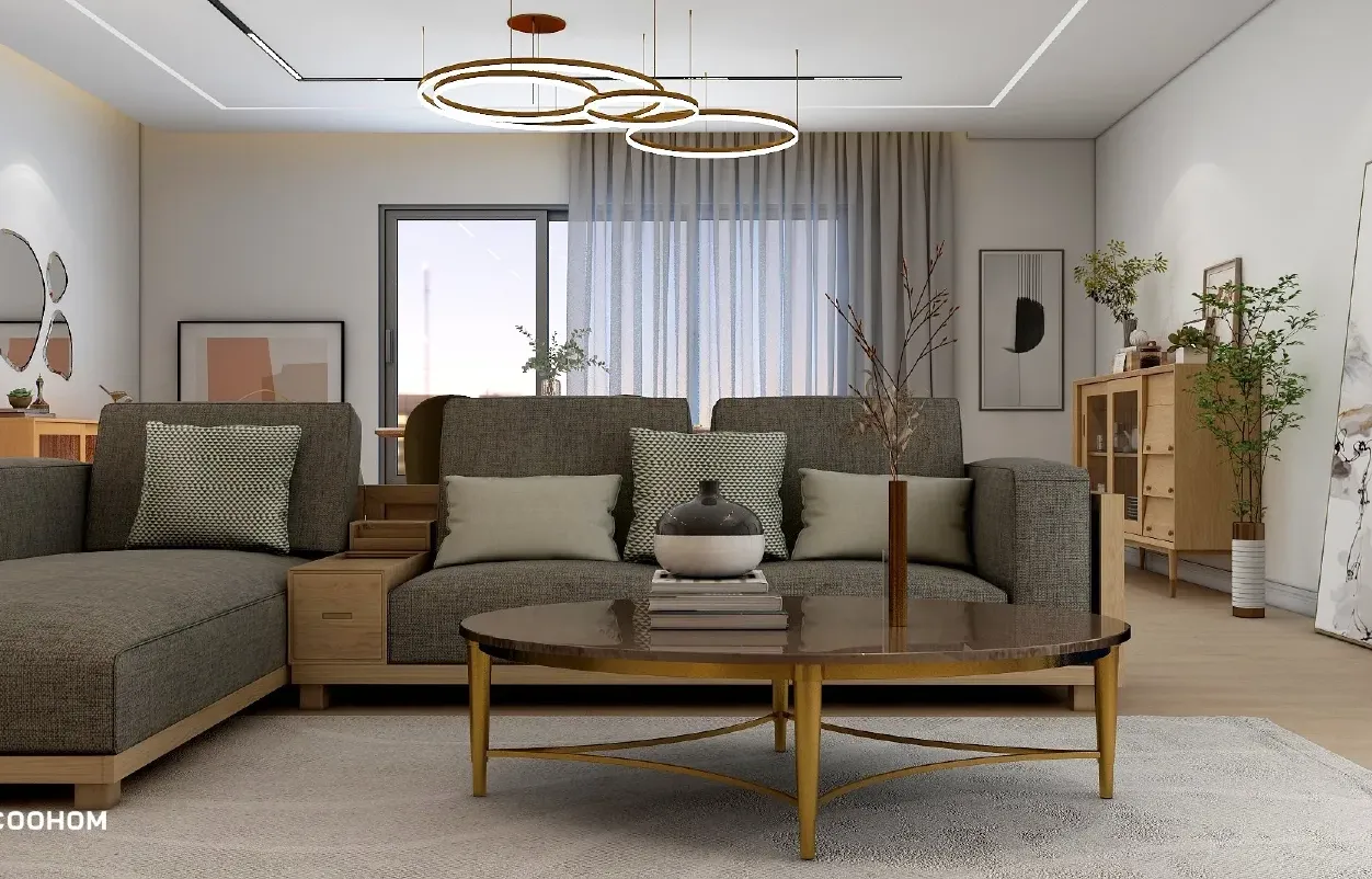 Living room decoration design: Create a warm and comfortable home space