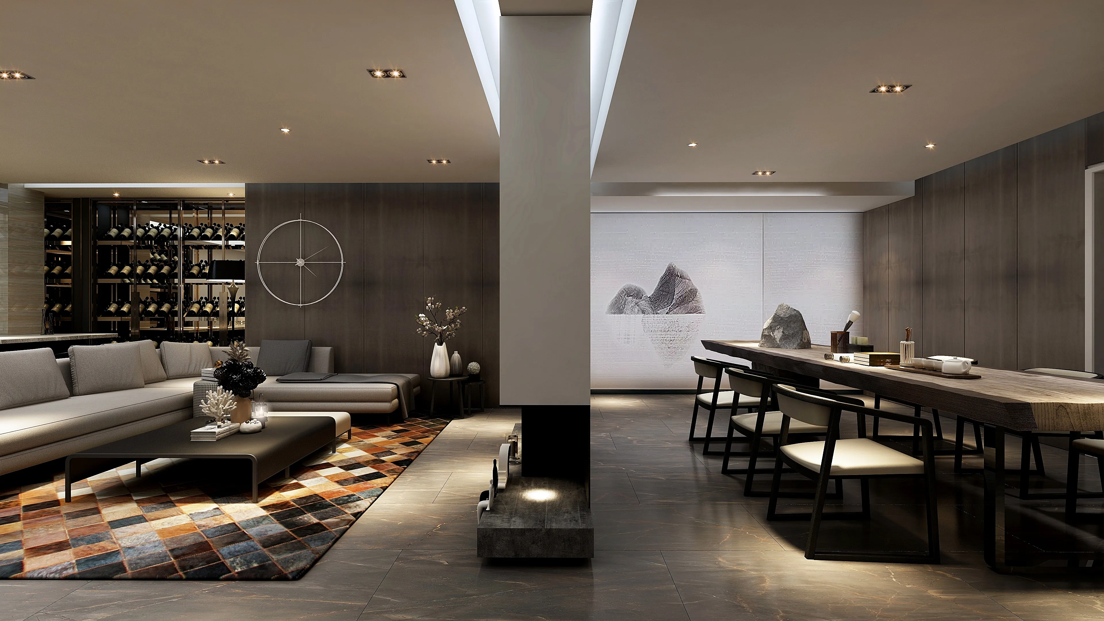 The Art of Tile Finishes: Exploring Complementary Colors and Circulation Patterns in Home Design