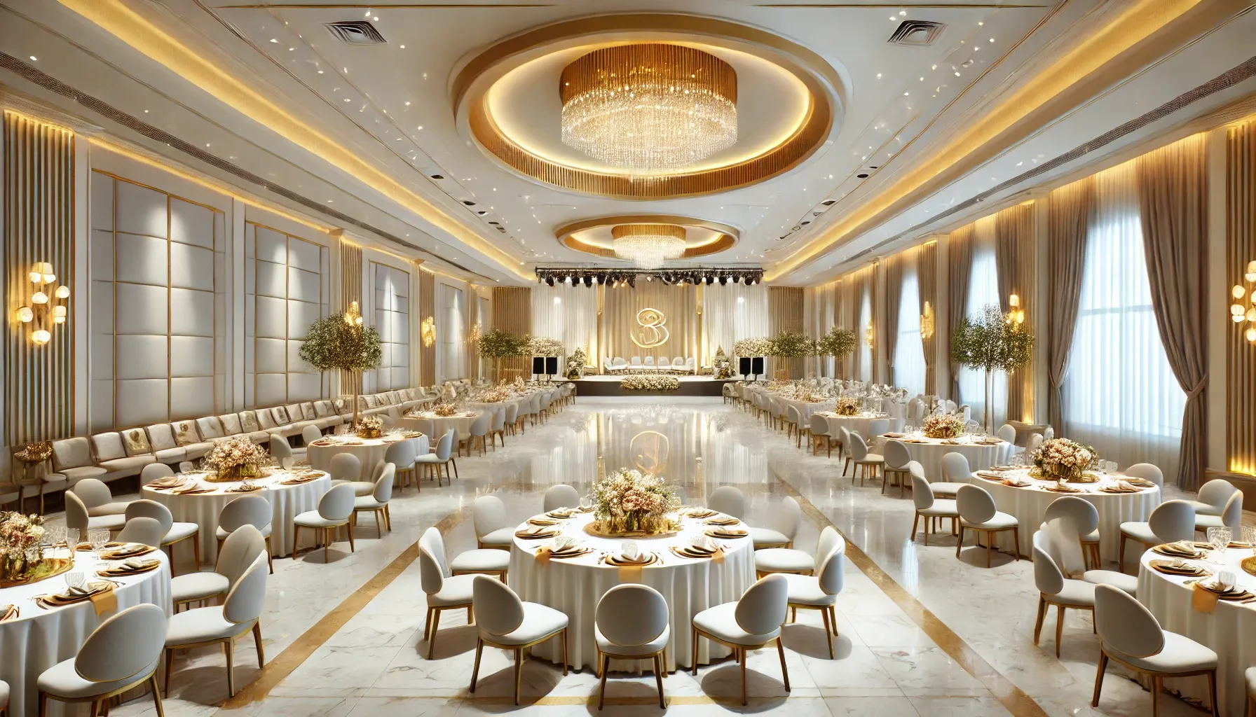 How to Create a Party Hall Interior Design:  Elegant, Functional & Wow-Worthy Ideas