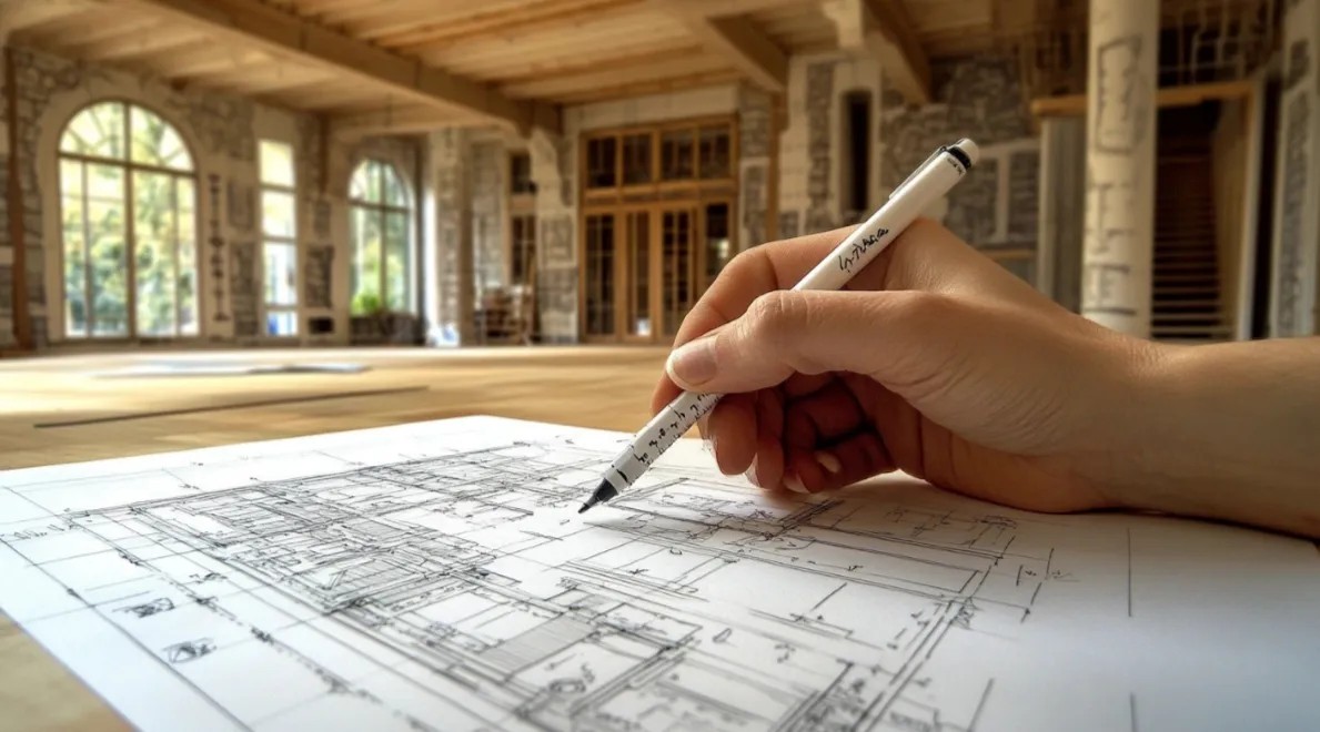Hand-drawn plans are fine—but enhance them first