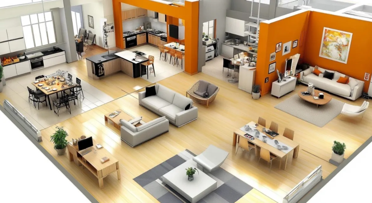 4. Only include one floor per page