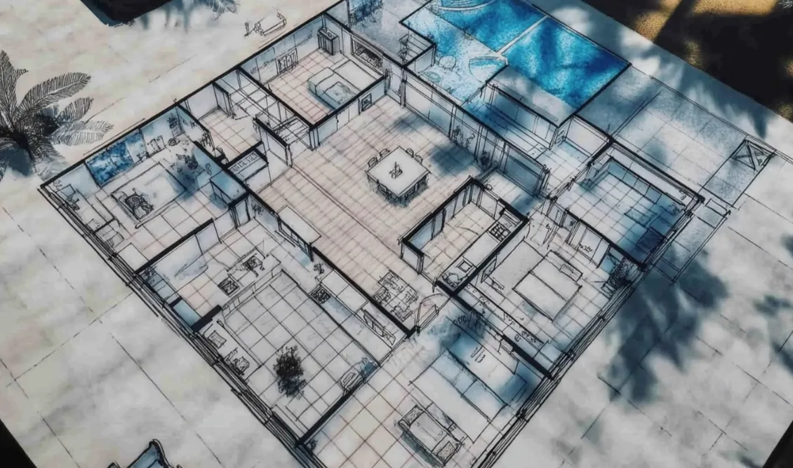 2. Don’t upload scanned or hand-drawn floor plans.