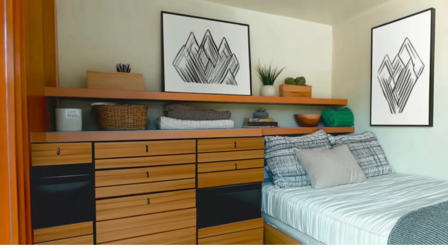 Layout 2: Shared Bedroom for Two in a 10x10 Room