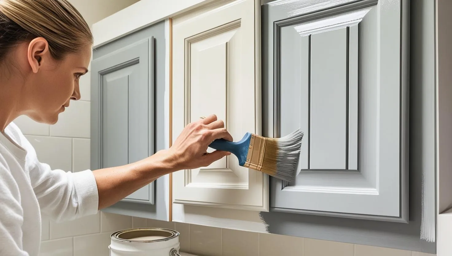 How to Paint Bathroom Cabinets