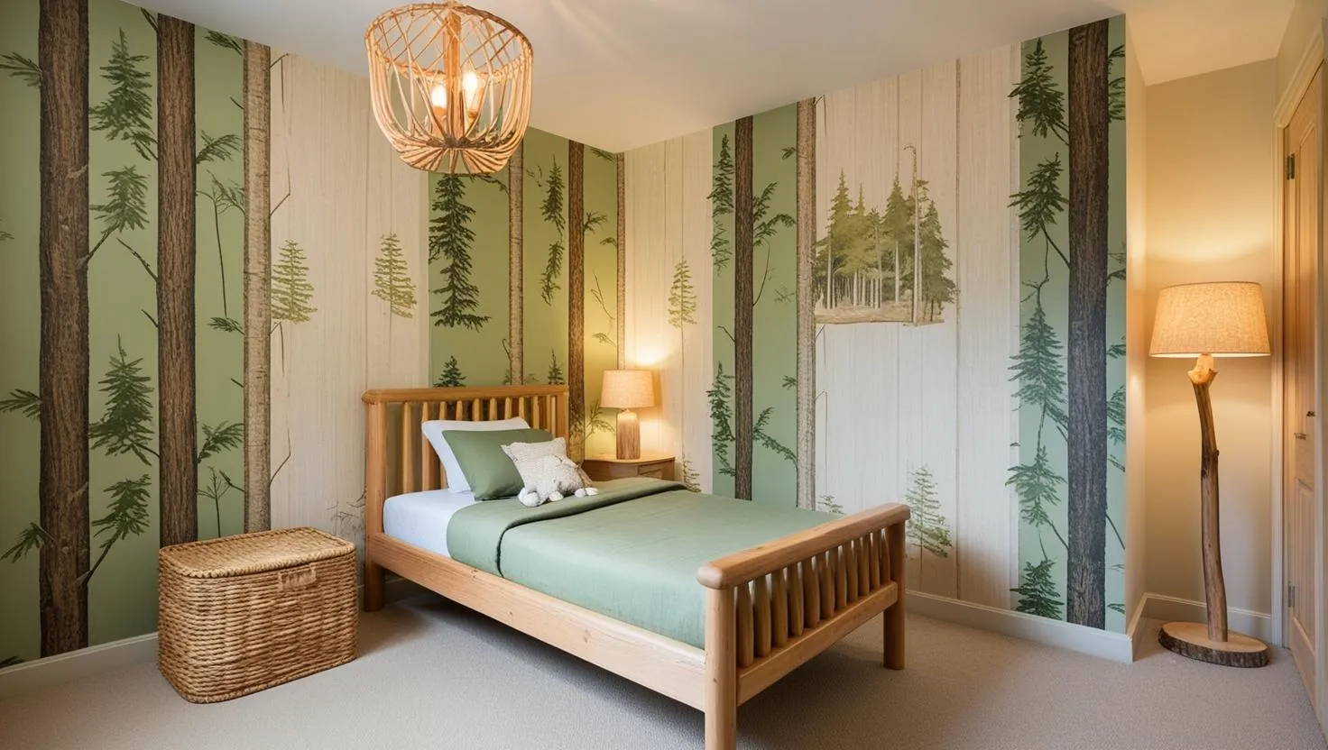 例４：森ガールスタイルの子供部屋