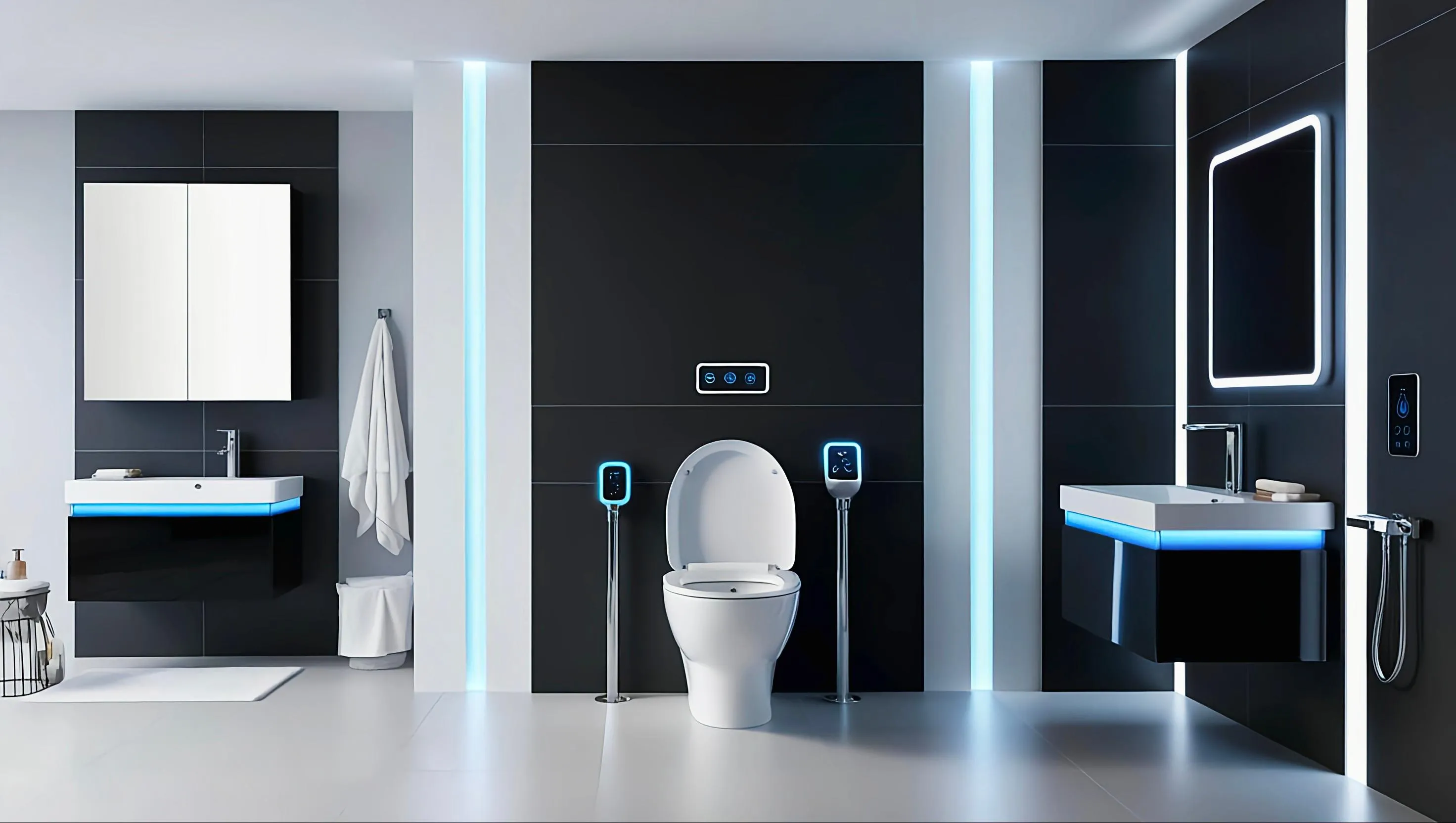 例4：多機能スマート風トイレ