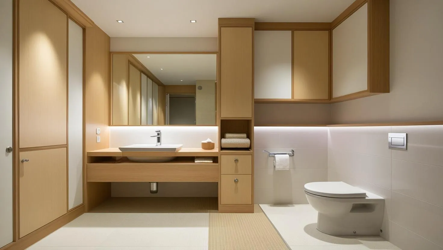 例3：和モダンナチュラル風トイレ