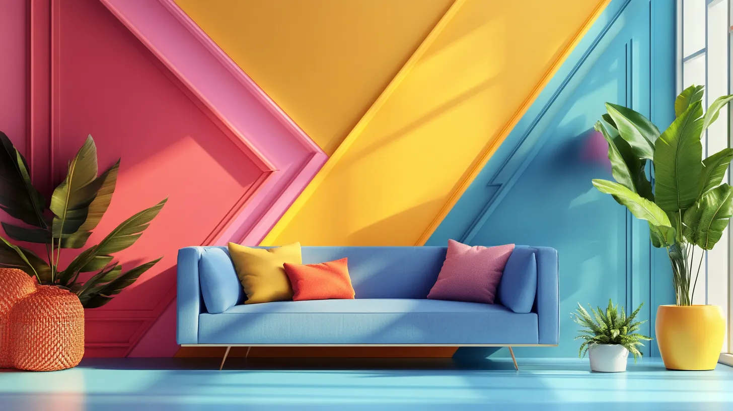 立体ジオメトリック壁紙