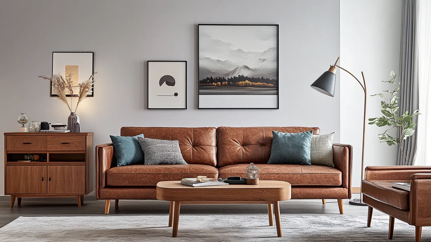 例3：北欧ヴィンテージミックスのリビング