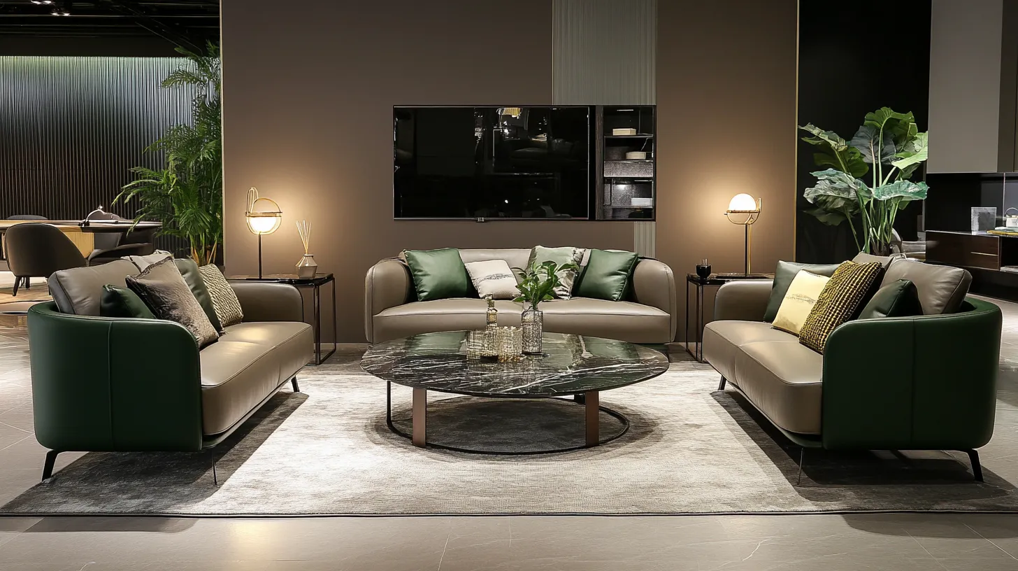 例3：アーバンラグジュアリーリビング