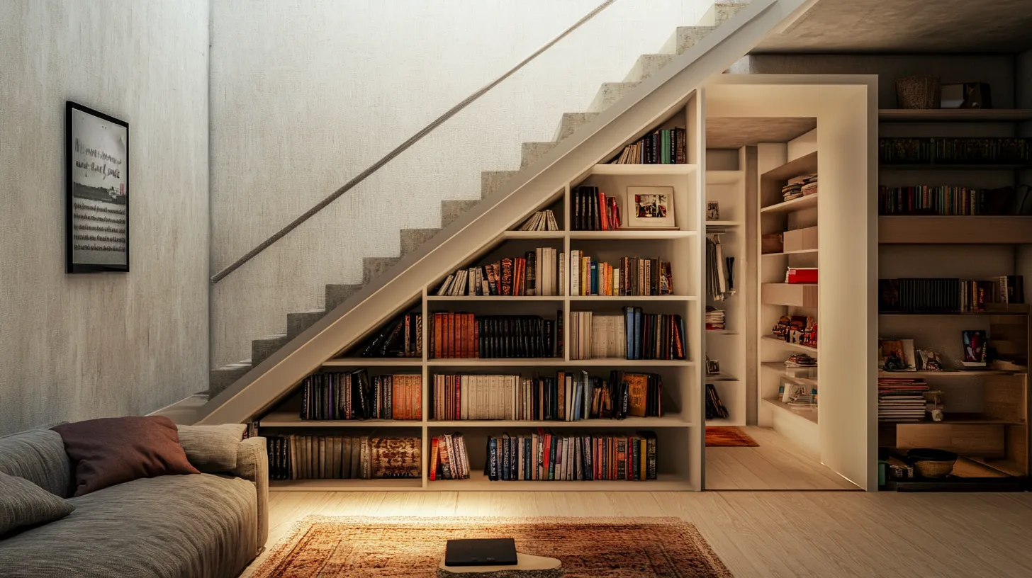 例1：隠し扉付き本棚