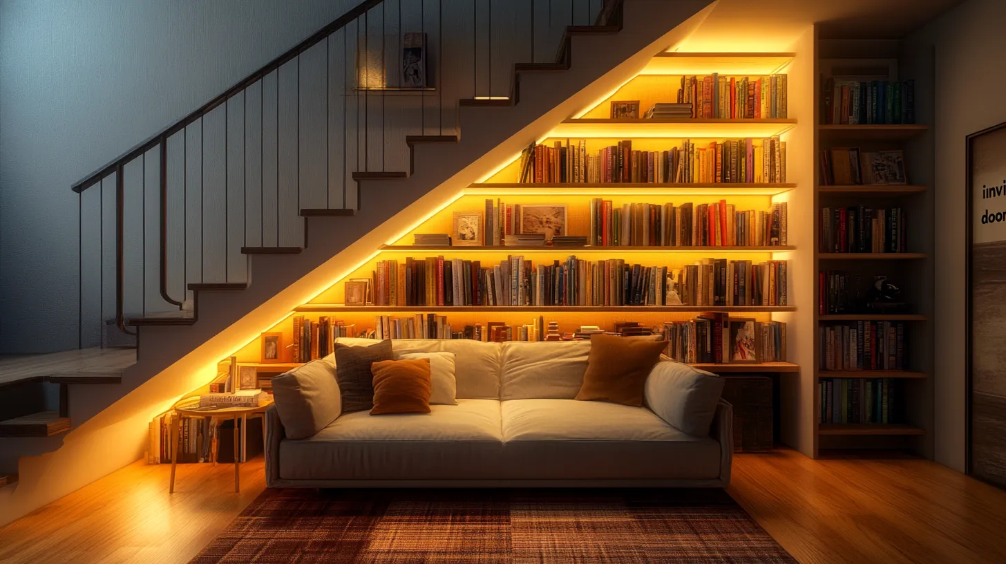 階段本棚アイデアで住まいが生まれ変わる