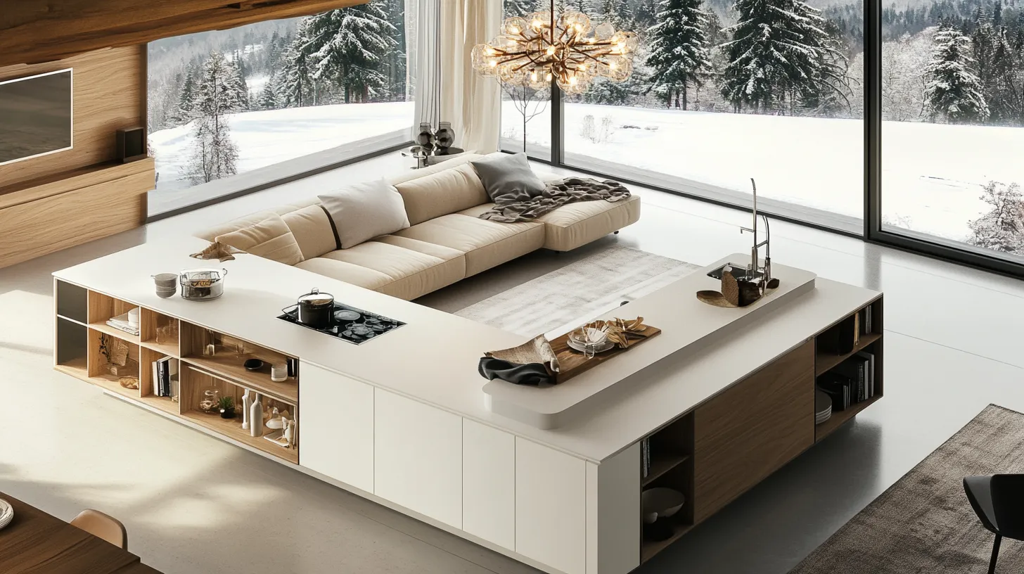 例1：多機能型アイランド