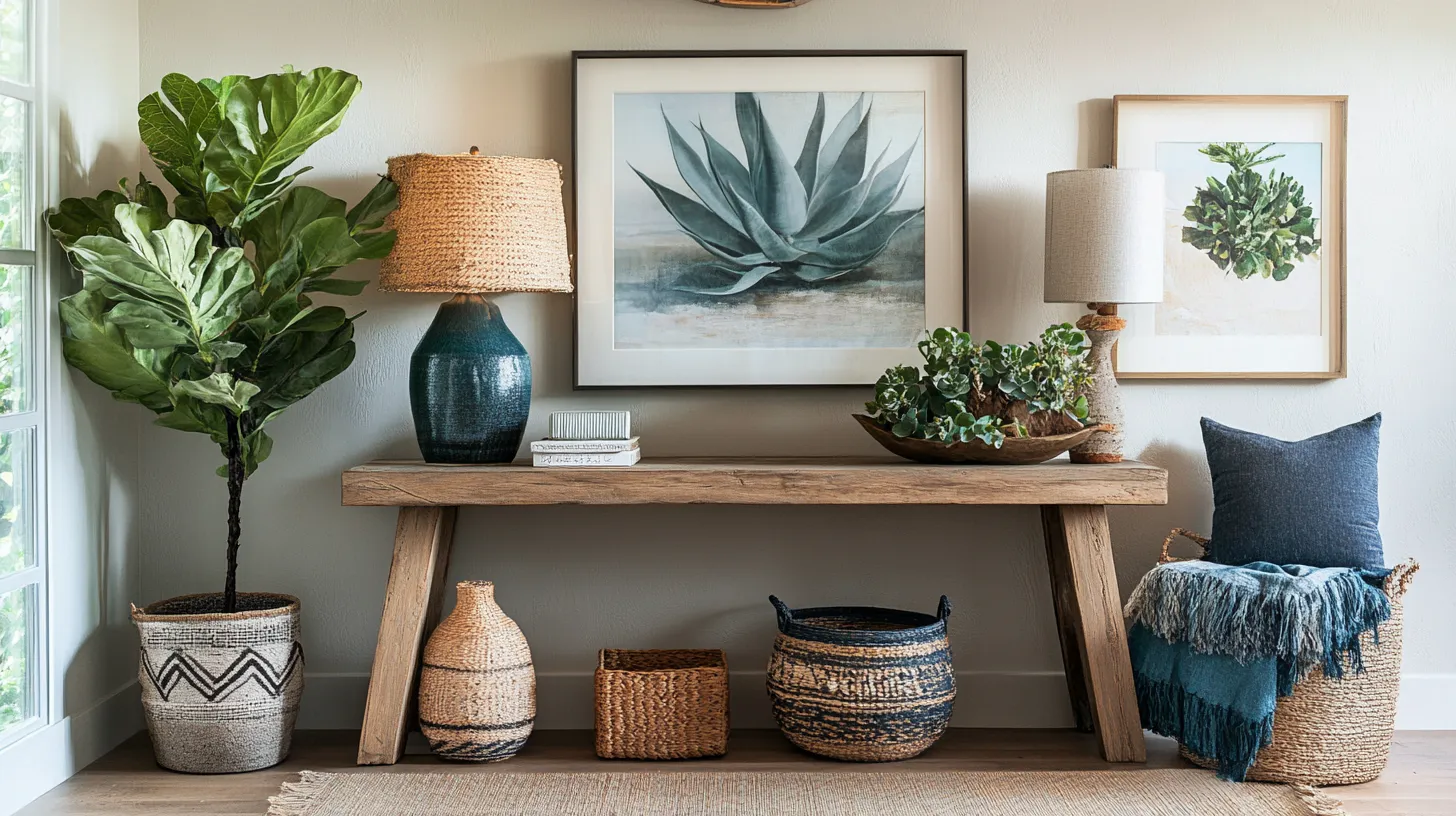 Console Table Styling for 4 Real Spots