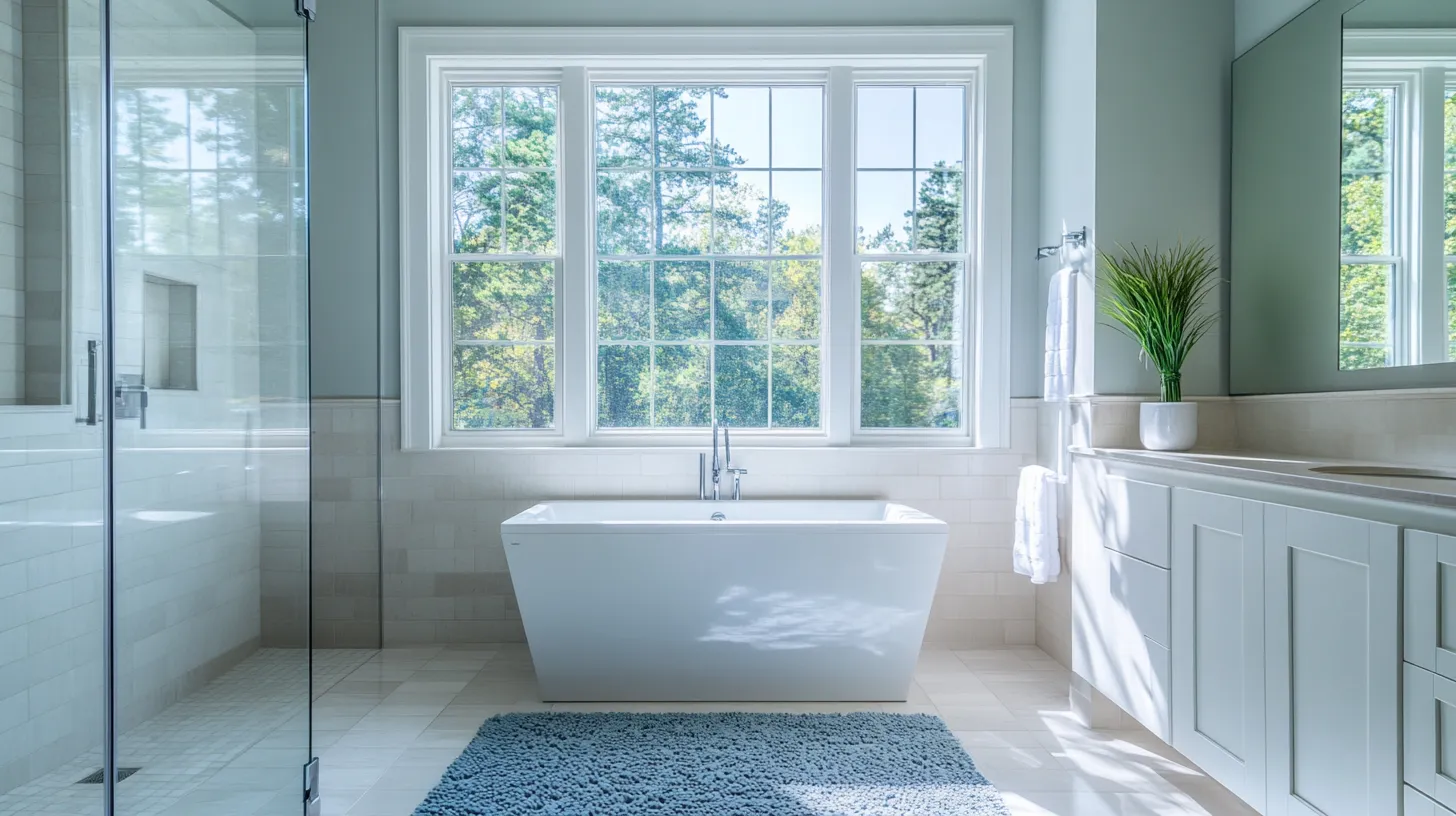 6. Clear Glass Shower Enclosure