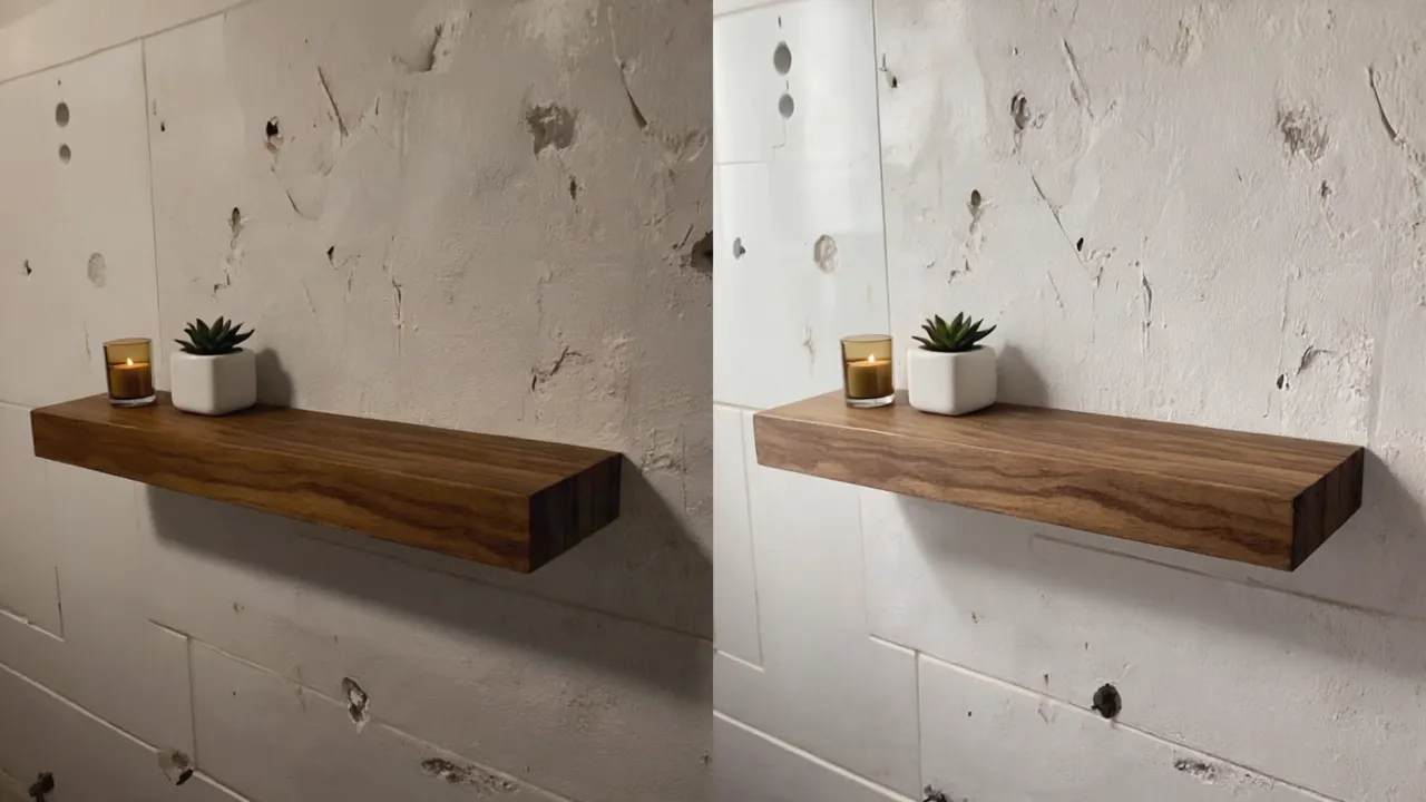 2. Install a Small Hook or Wall Shelf – Turn the Flaw Into Function