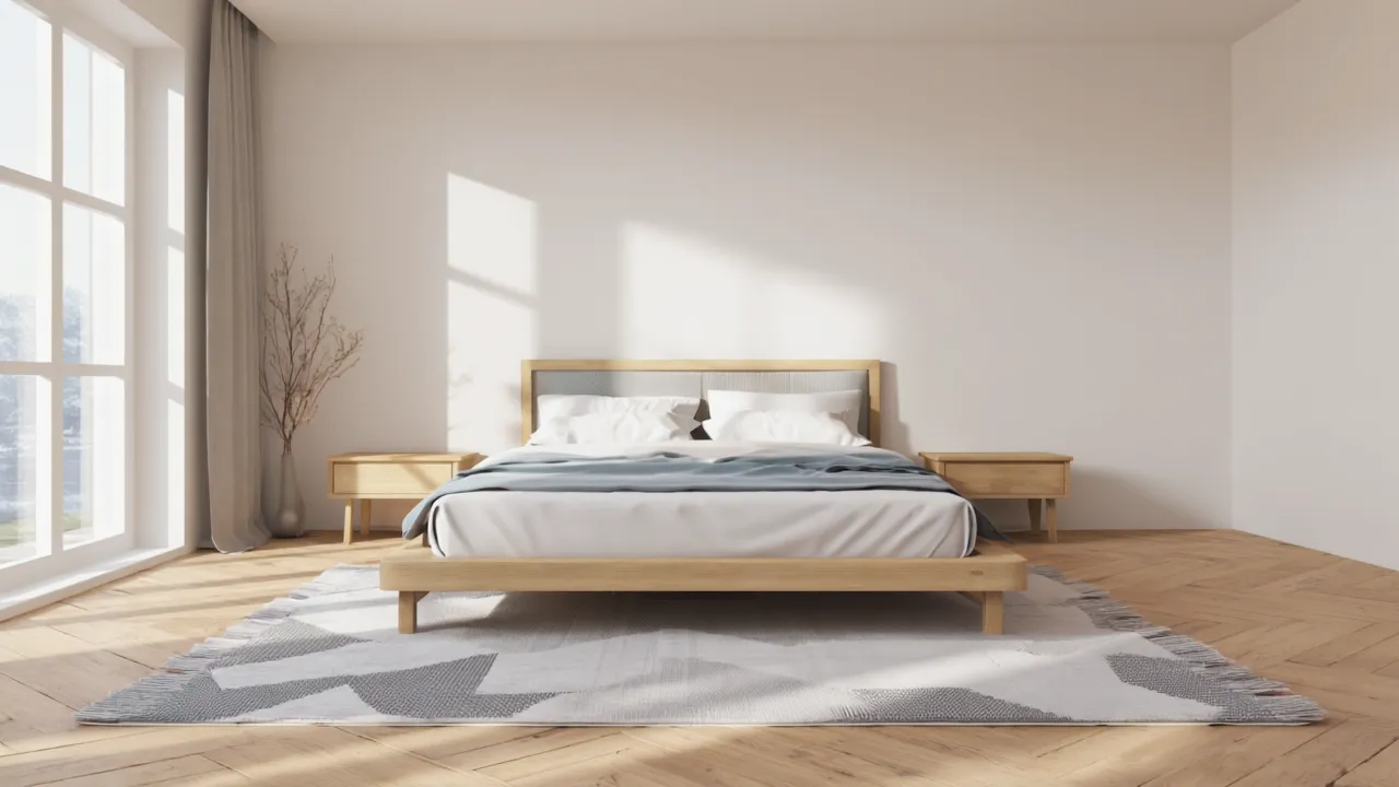 4. Zone with an Area Rug