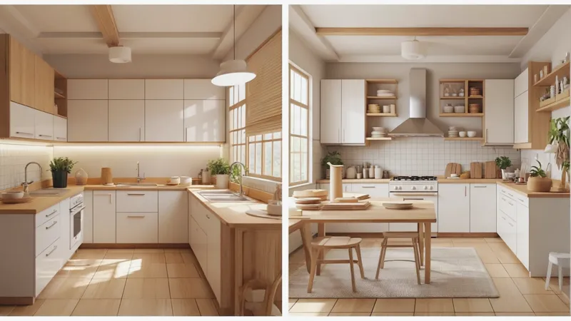 古い家のキッチンDIY改造完全ガイド: 古いキッチンが見違える