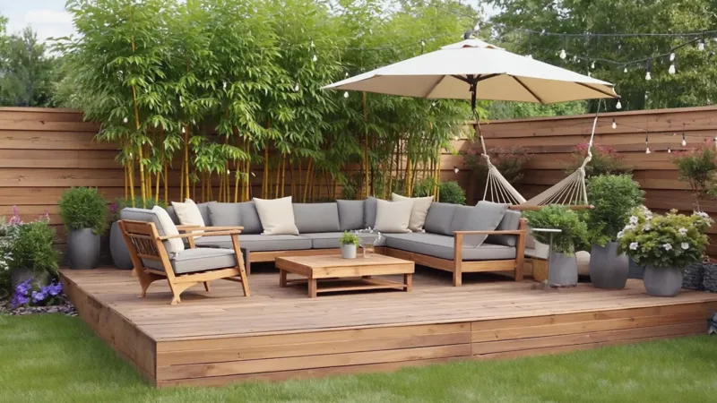 アウトドアリビング＆リラックスコーナー