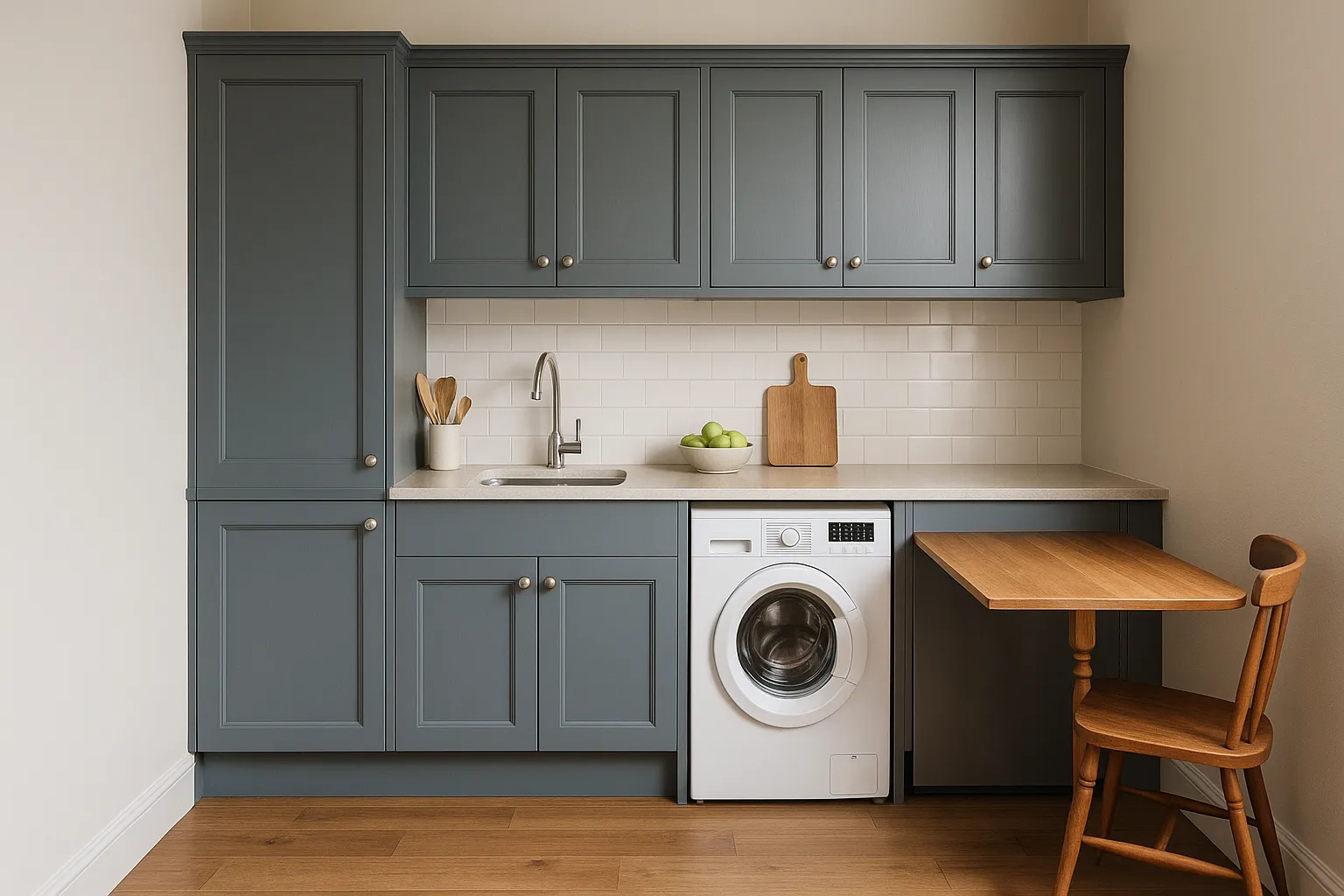 5. One-Wall Layout for Ultra Compact Spaces