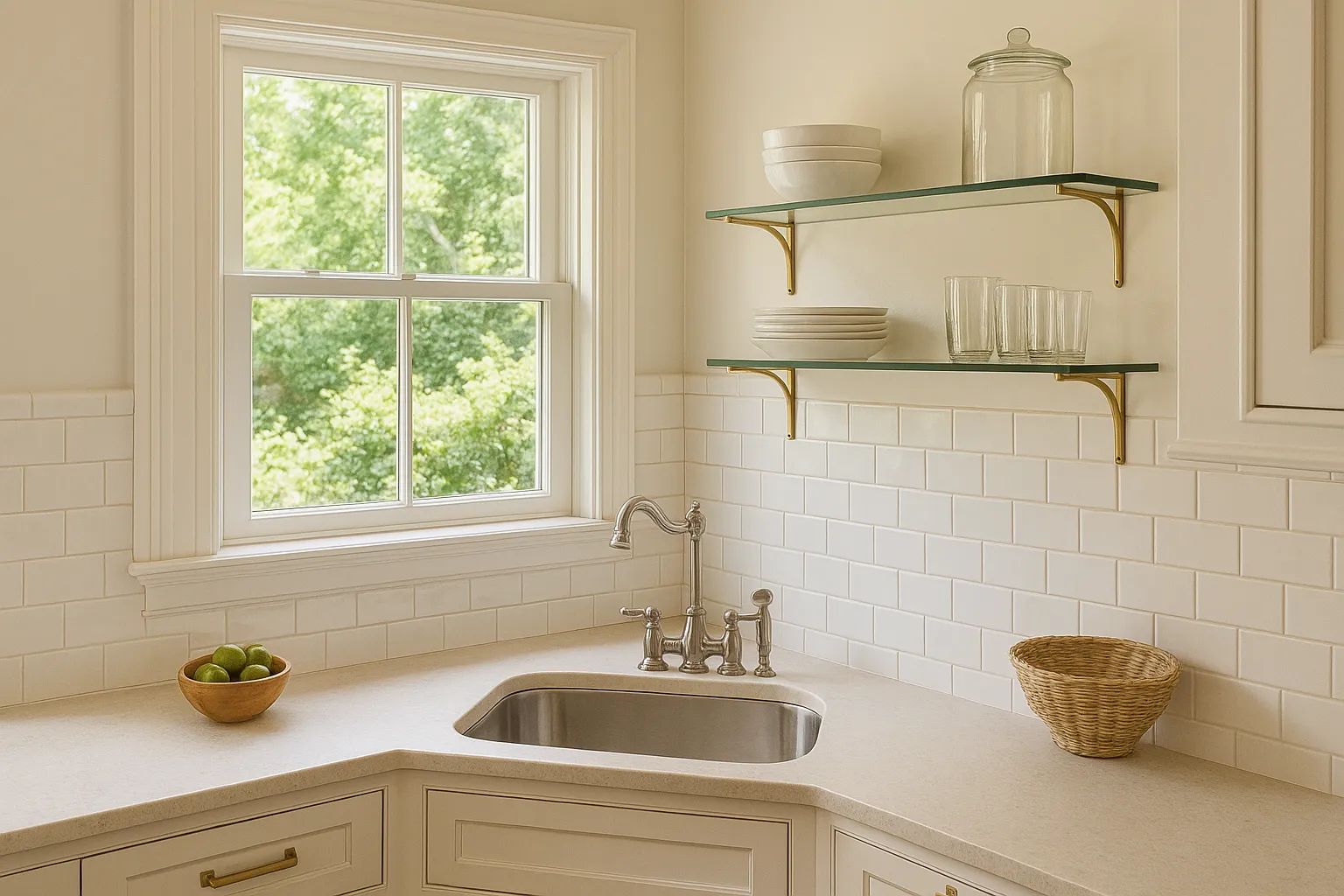 4. Corner Sink + Window Focus