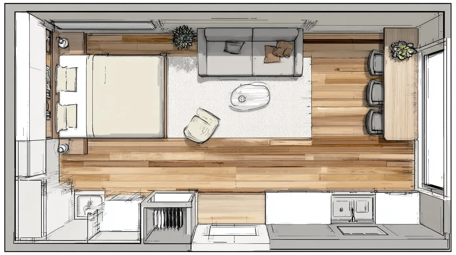 1. Open-Concept Studio