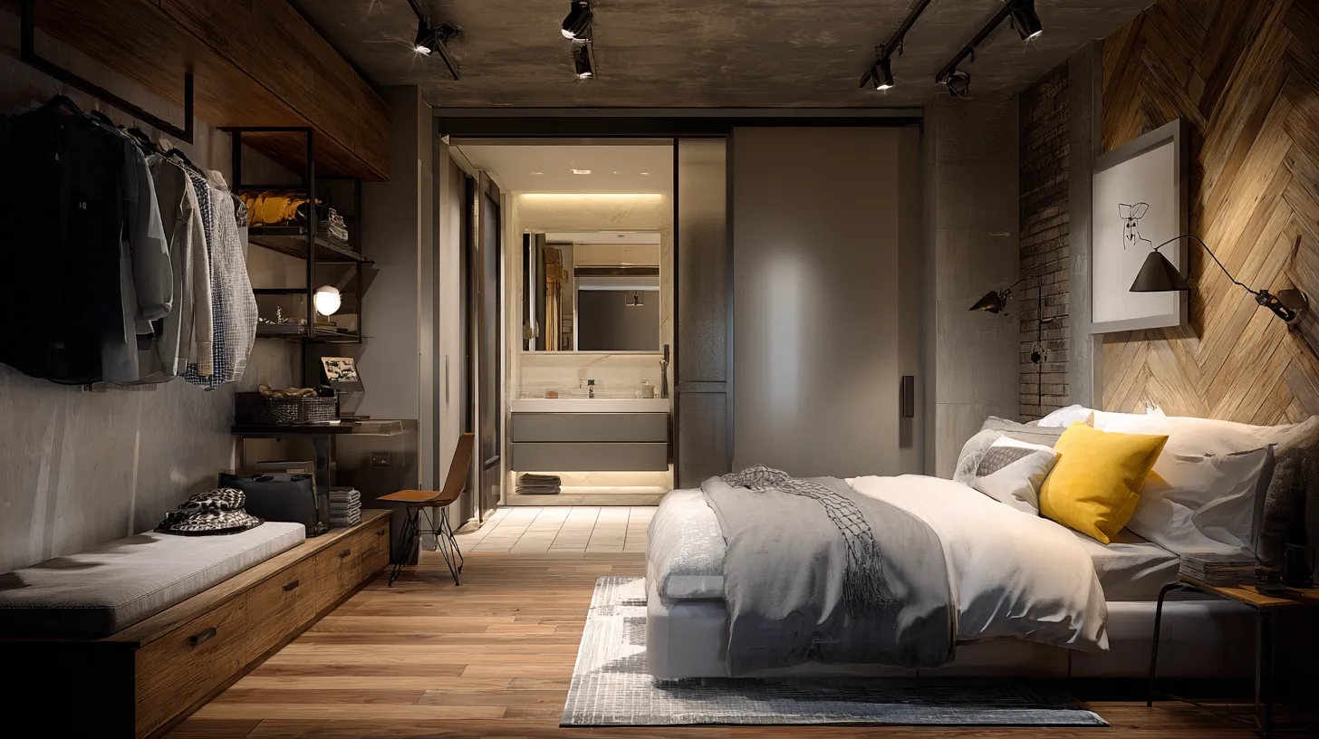 1. Compact Urban Flats (10x12 Bedroom + 4x6 Bath)