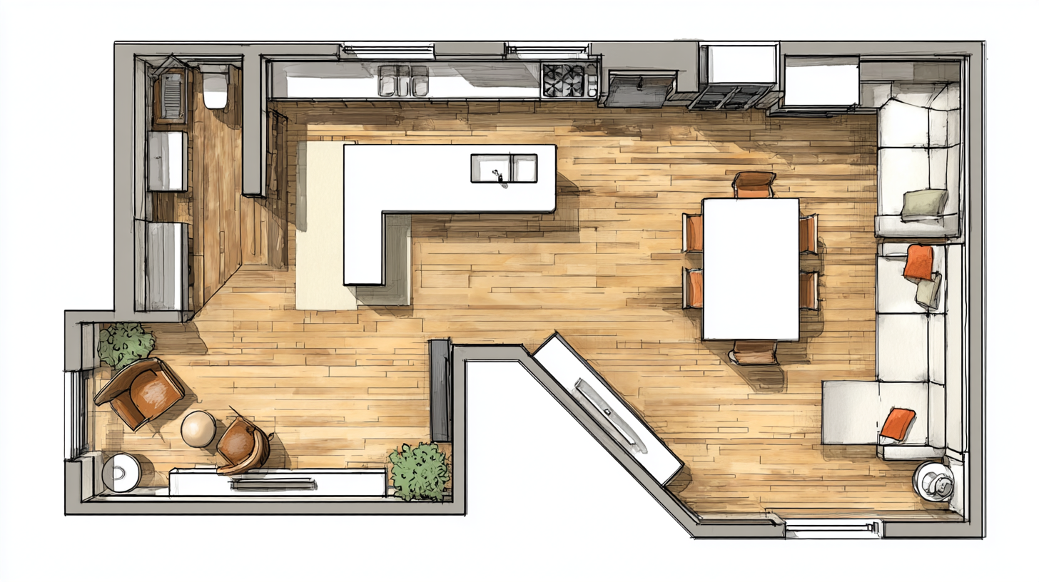 3. L-Shaped Layout