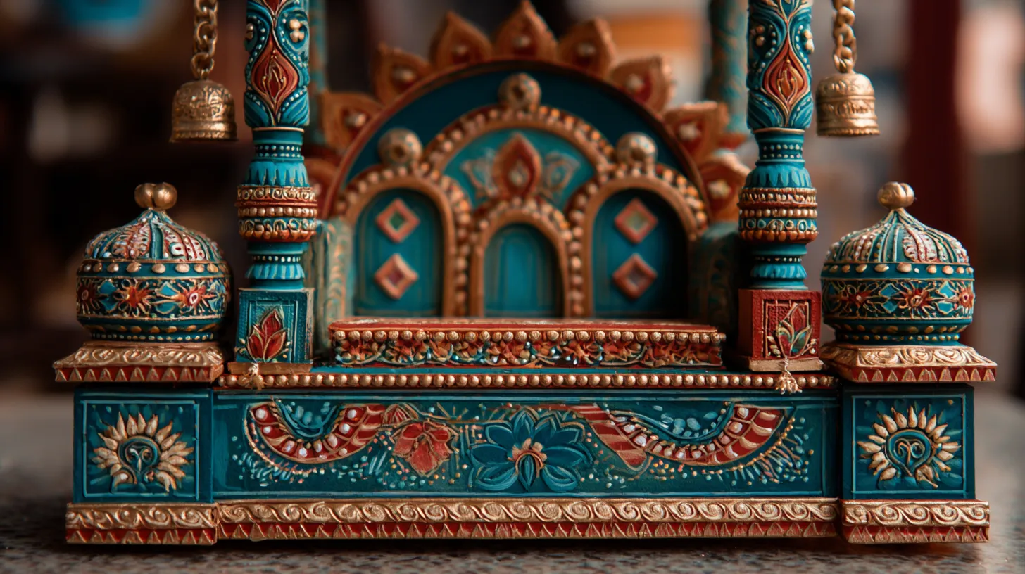 2. Hand-Painted Wooden Mini Rath