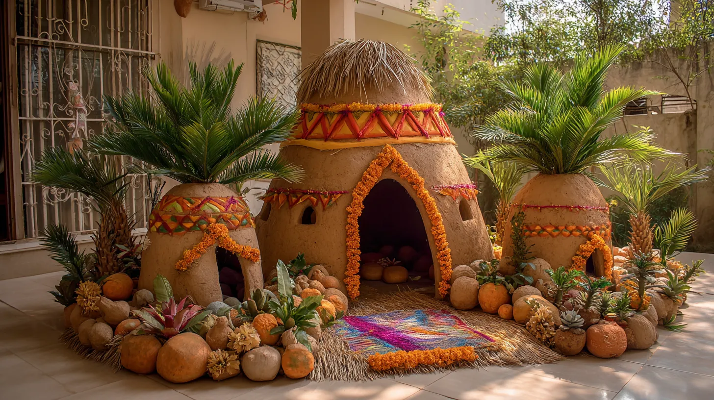 4. Eco-Friendly DIY Rath (Paperboard/Clay)