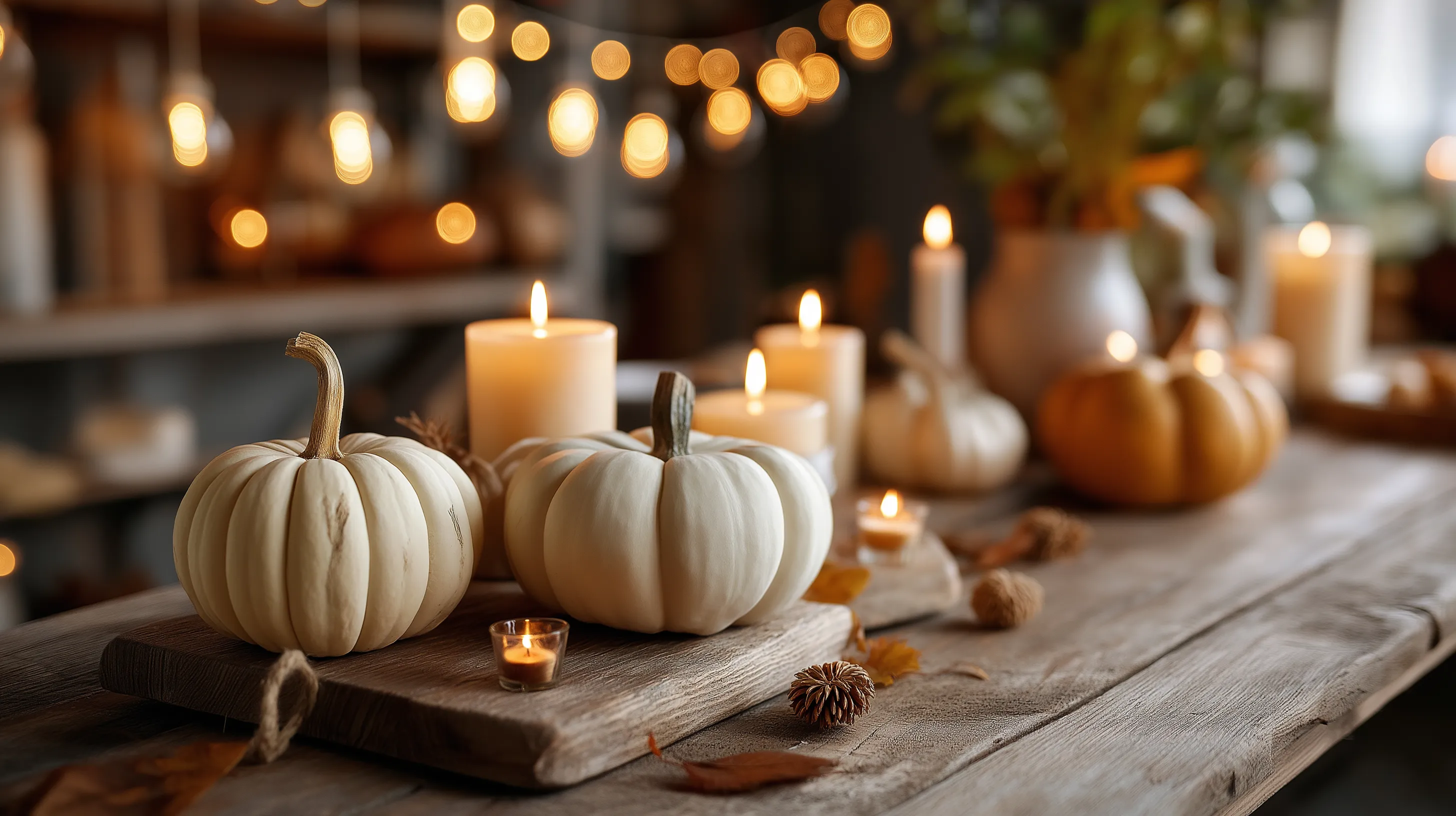 1. Fall-Inspired Centerpiece for Your Dining Table