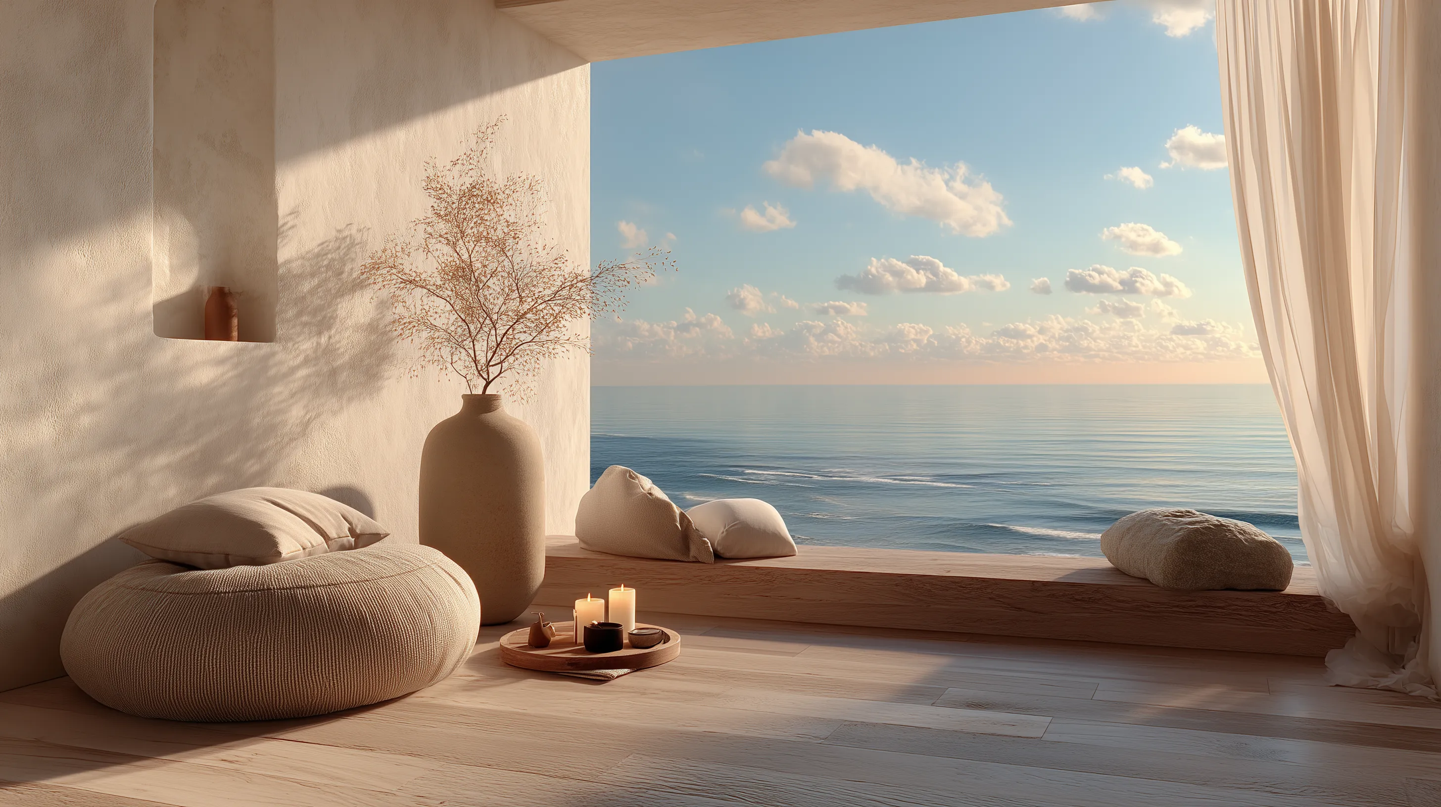 2. Beach-Inspired Calm for Bathrooms and Balconies