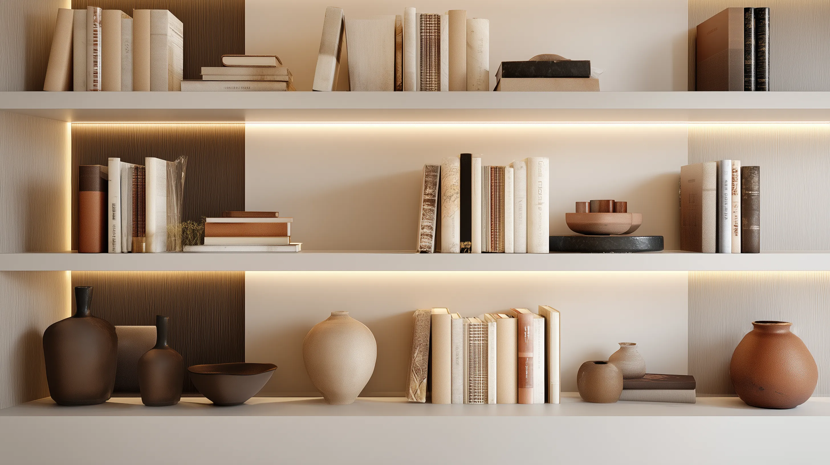 1. Open Bookshelves as Dividers