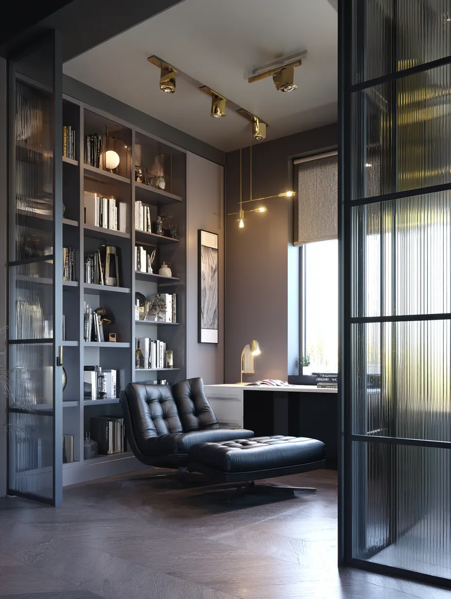 3. Sliding Barn Doors or Folding Panels