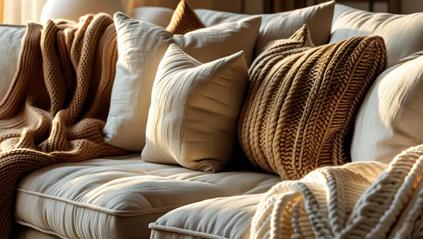 Layer Soft Textiles for a Cozy Look