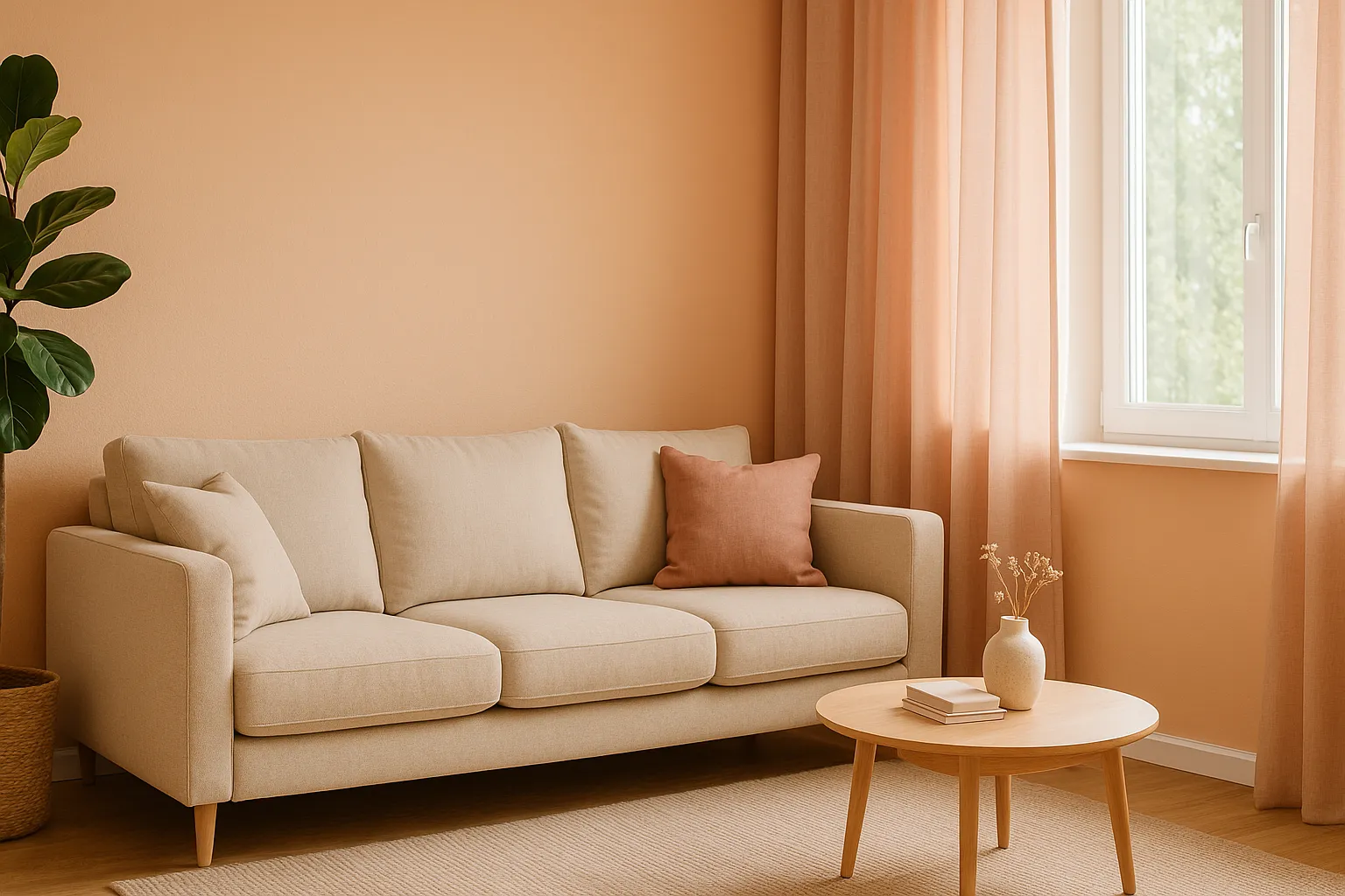 Best Curtain Ideas for Peach Walls: 6 Stylish Combos + 6 Tips