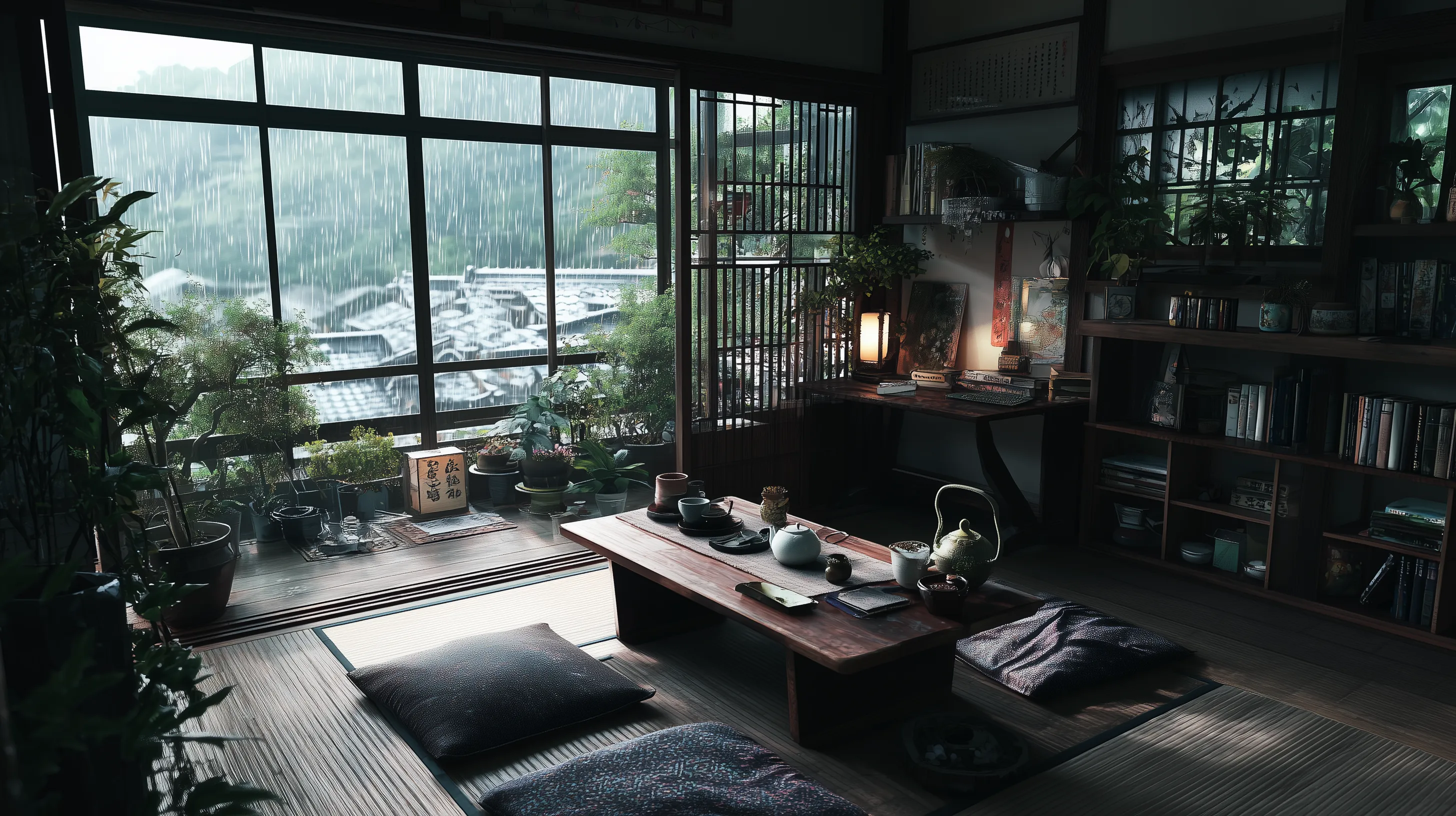 4. Minimalist Japanese-Inspired Setup