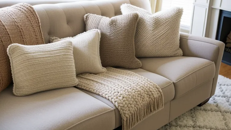 Layering Textures with a Tufted Sofa