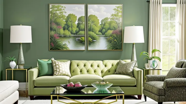 Tufted Sofa Decor and Accessories