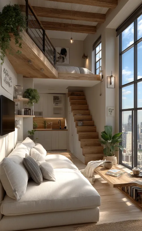 2. Loft Bed to Maximize Vertical Space