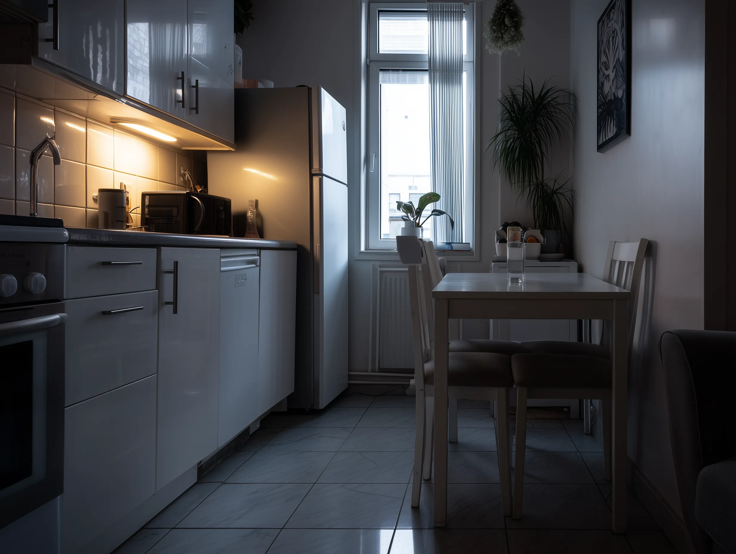 8. Compact Kitchen Setup