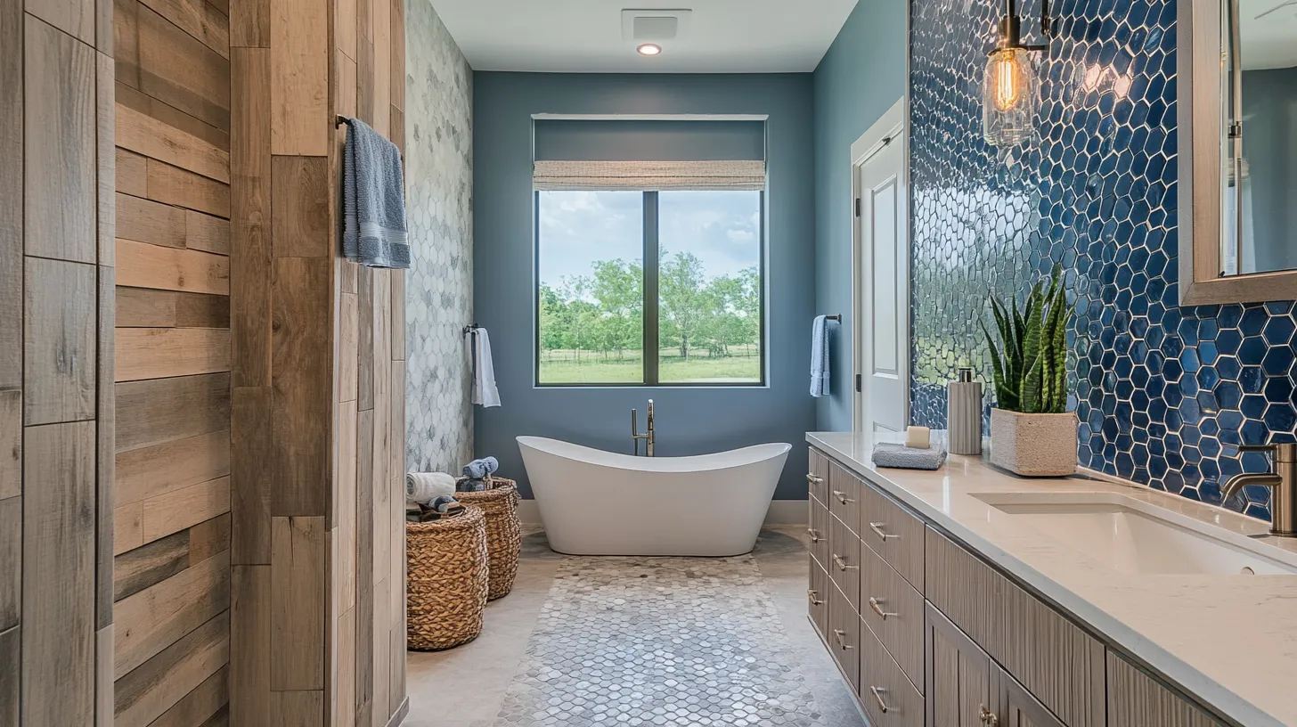 10. Accent Tile Feature Wall