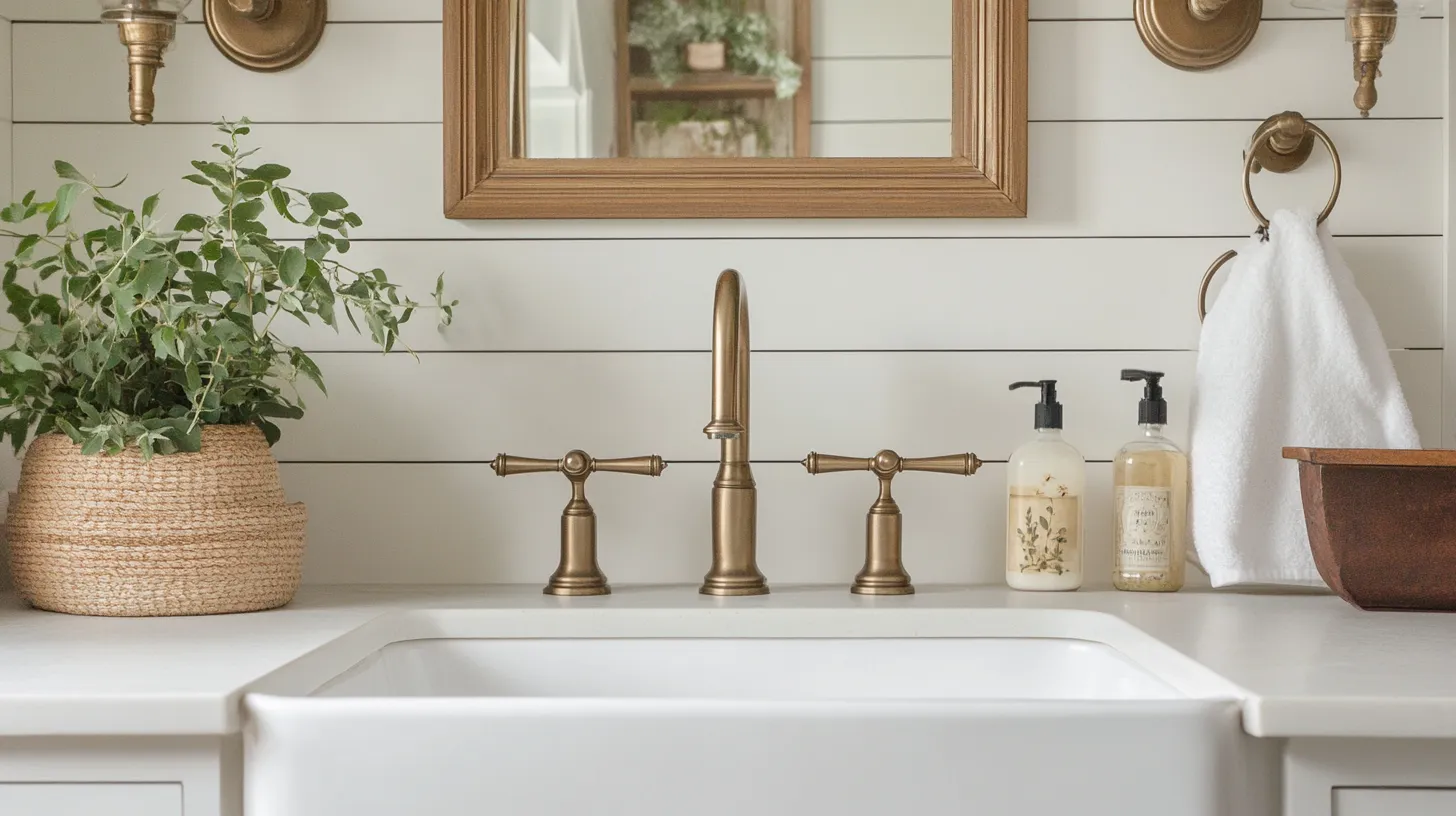 6. Colored or Glazed Pedestal Sink