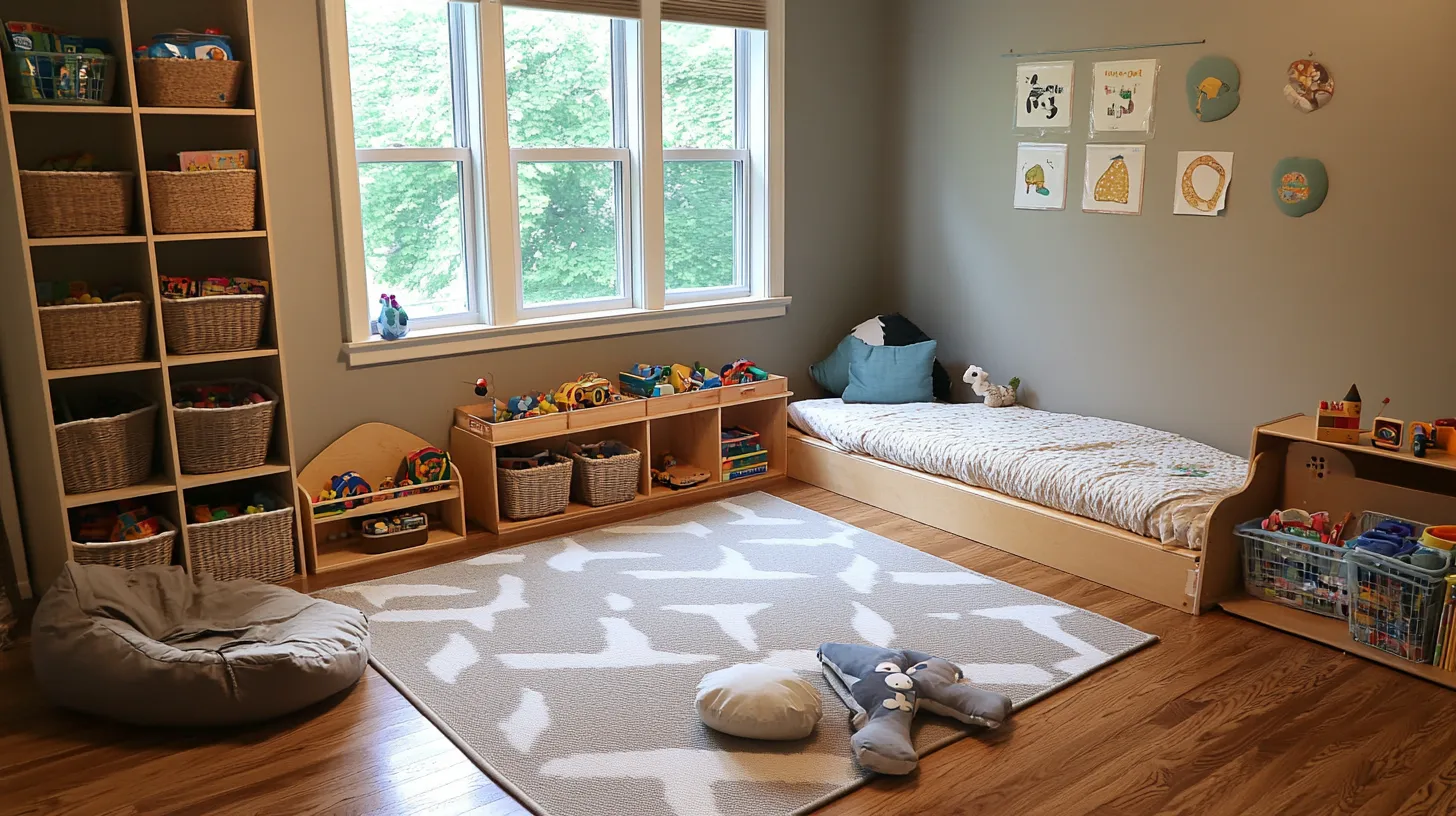 Minimalist & Montessori-Inspired Room