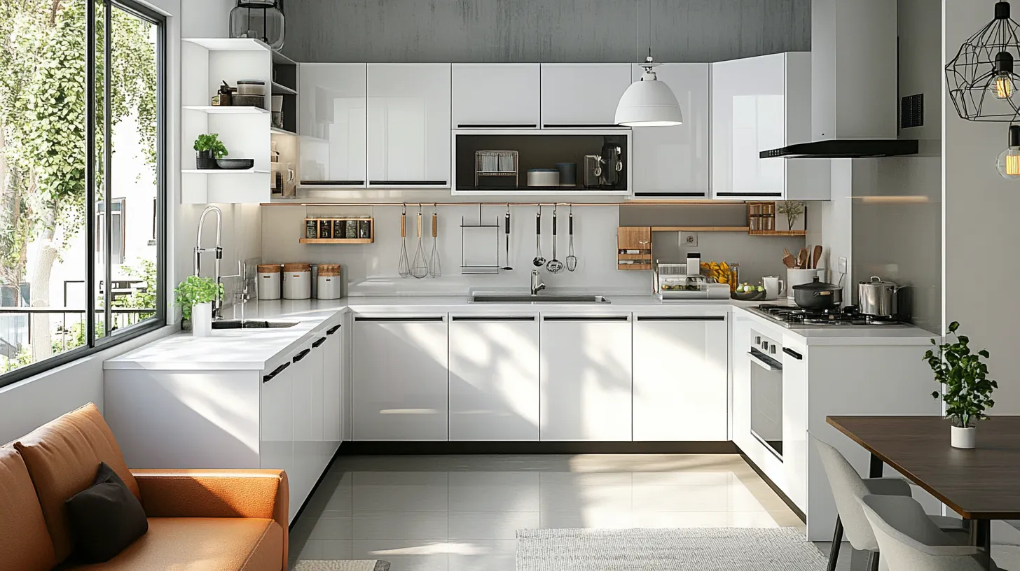2. L-Shaped Kitchen