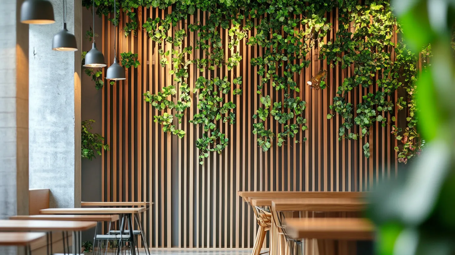 5. Vertical Wooden Slats and Grilles