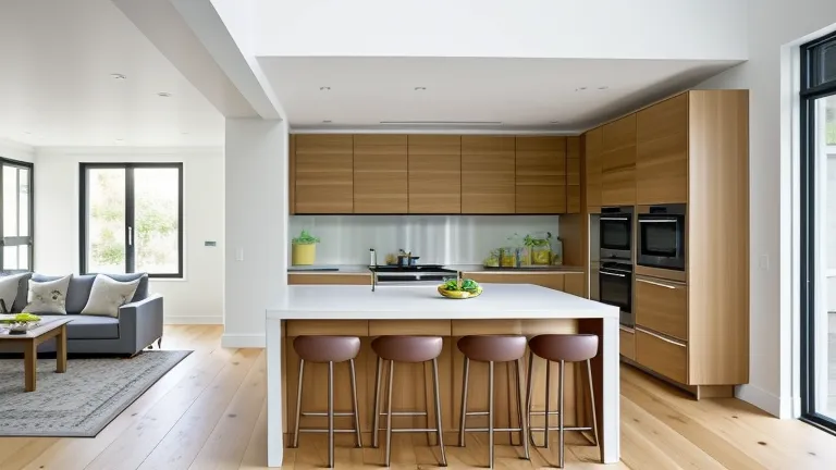 事例2：アイランド対面キッチン