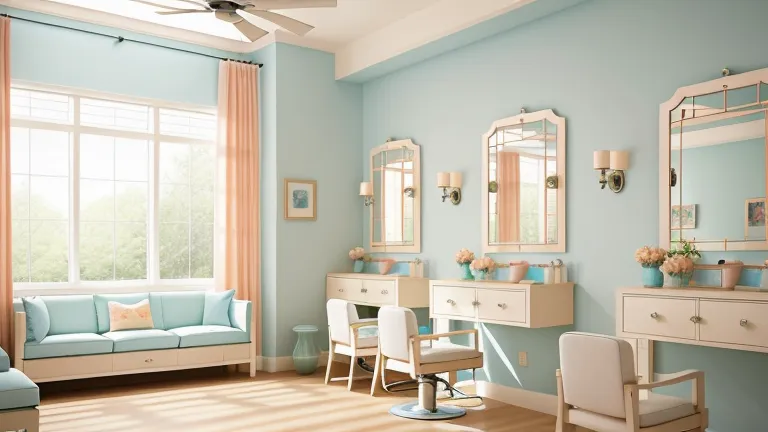 Vastu Colors and Natural Lighting for Salon Interior