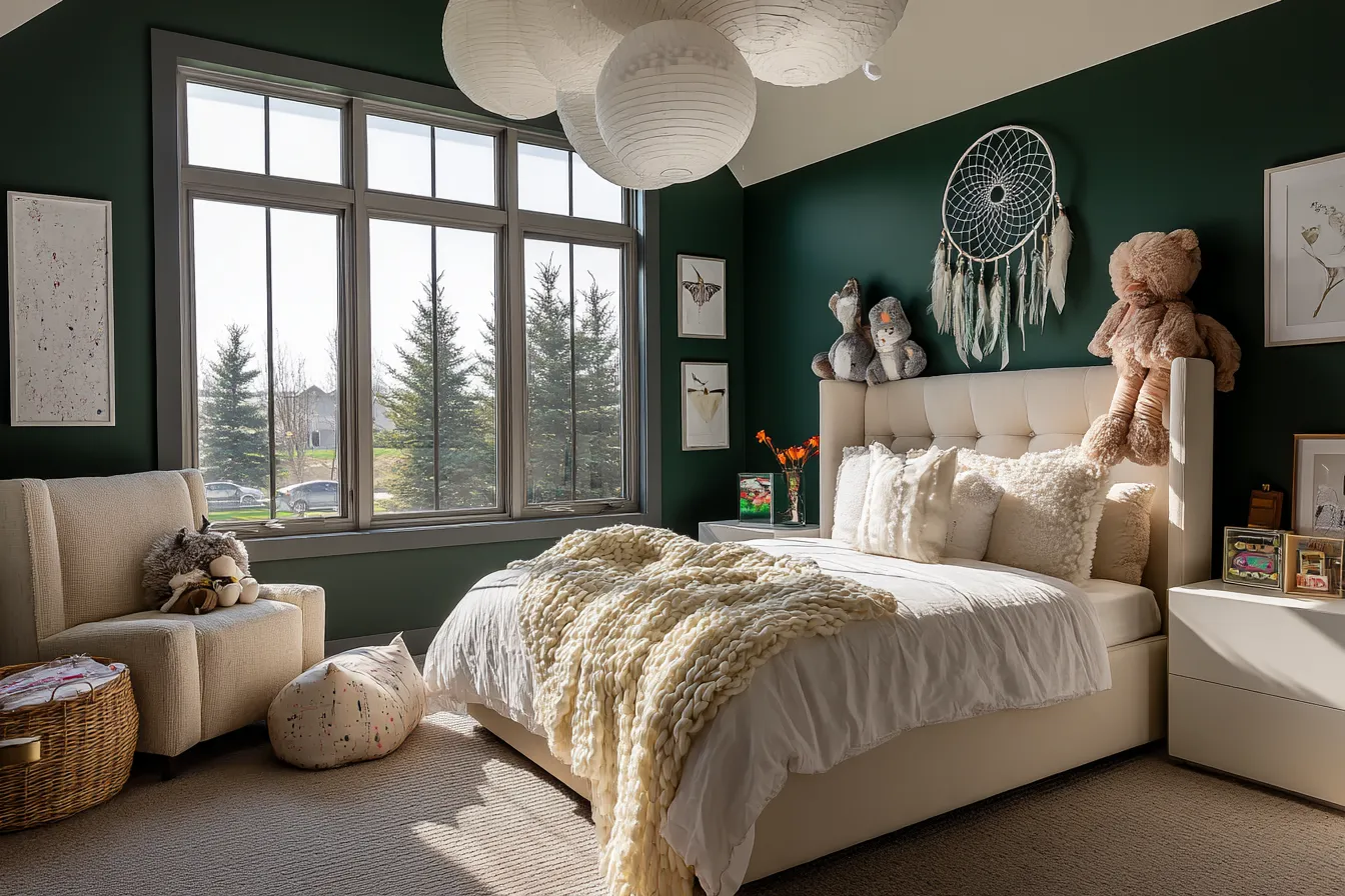 Idea 5: Statement Wall + All-Low Furniture