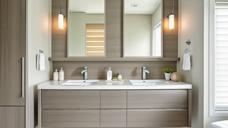Statement Vanities and Storage That Shine